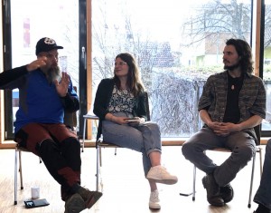 Tierra Martinez mit Hanna Meslin und Tim Meslin Tierra Martinez mit Hanna Meslin und Tim Meslin